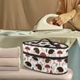 thumbnail image 2 of HELLHERO Iron Carrying Bag Hedgehog Mushroom Pattern Durable Fits Travel Valentines Day(Bag Only), 2 of 6