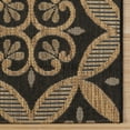 thumbnail image 5 of Gertmenian Paseo Niala Transitional Floral Chestnut/Black Outdoor Area Rug, 5x8, 5 of 9