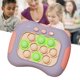 thumbnail image 5 of Juego de burbujas de empuje rápido, juguete educativo de descompresión iluminado, rompecabezas Pop, juguete para adultos, niños, ancianos, Taro púrpura, 5 of 9