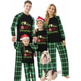 thumbnail image 2 of VS&LLWQ Conjuntos de pijamas navideños familiares a juego 2023, pijamas navideños para la familia, pijamas navideños de elfo, pijamas navideños navideños, 2 of 3