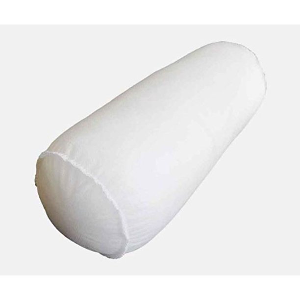 4 X 12 inches NECKROLL pillow Sham Stuffer White Hypoallergenic pillow