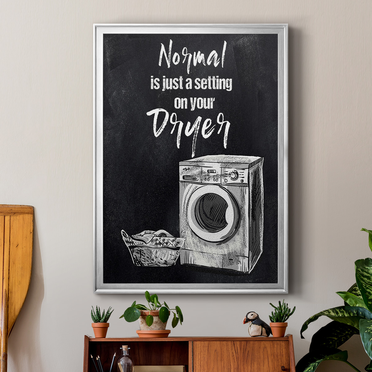 Normal Is Just A Setting Premium Framed Print - Ready to Hang