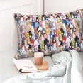 thumbnail image 4 of Sikiie Colourful Horses Pillow Covers, Throw Pillow Case Cushion Covers,Cushion for Bedroom,Couch,Home-20"x30", 4 of 6