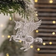 thumbnail image 4 of Adornos navideños de cristal para decorar árboles: adornos de carámbanos de ciervo acrílicos colgantes con colgantes en forma de gota, accesorios para fiestas en el hogar, 4 of 5