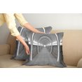 thumbnail image 2 of Ambesonne Galaxy Throw Pillow Cover 2 Pack, Oval Alien Life Cosmos, 20", Grey, 2 of 5