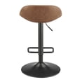 thumbnail image 4 of Koa PU Gaslift Swivel Bar Stool, (Set of 2), 4 of 5