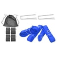 thumbnail image 5 of Tnarru Beach Volleyball Lines for Sand Court Marker Kit Workout Exercise Single or Double Court (8M 16M Length) for Sports Beach, 5 of 10