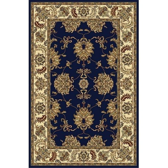Radici 1330-1244-NAVY Noble Rectangular Navy Blue Traditional Italy Area Rug- 2 ft. 2 in. W x 8 ft. H