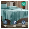 thumbnail image 5 of Split King Sheets for Adjustable Beds - 5 Piece Split King Sheets Set, Deep Pocket, Hotel Luxury, Extra Soft, Breathable and Cooling, Light Blue Split King Bed Sheets, 5 of 9