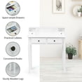 thumbnail image 5 of Topbuy Writing Desk W/ Drawer Detachable Floating Organizer Computer Table White, 5 of 9