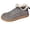 Gray, variant on Women's Winter Plush Short Booties, Slip On Faux Fur Warm Suede, Stitched Flat Non-Slip Snow Shoes for Cold Weather Home Outdoor Gray