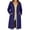 Purple, variant on Titcea Womens Fleece Zip Up Jacket, Warm Lining Long Hoodie with Pockets Windproof Hooded Casual Winter Coat