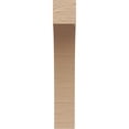 thumbnail image 2 of 3"W x 6"D x 18"H Thin Stockport Rough Cedar Woodgrain TimberThane Corbel, Primed Tan, 2 of 6