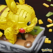 MEGA Pokemon Building Kit Motion Pikachu (1092 Pieces) for Collectors