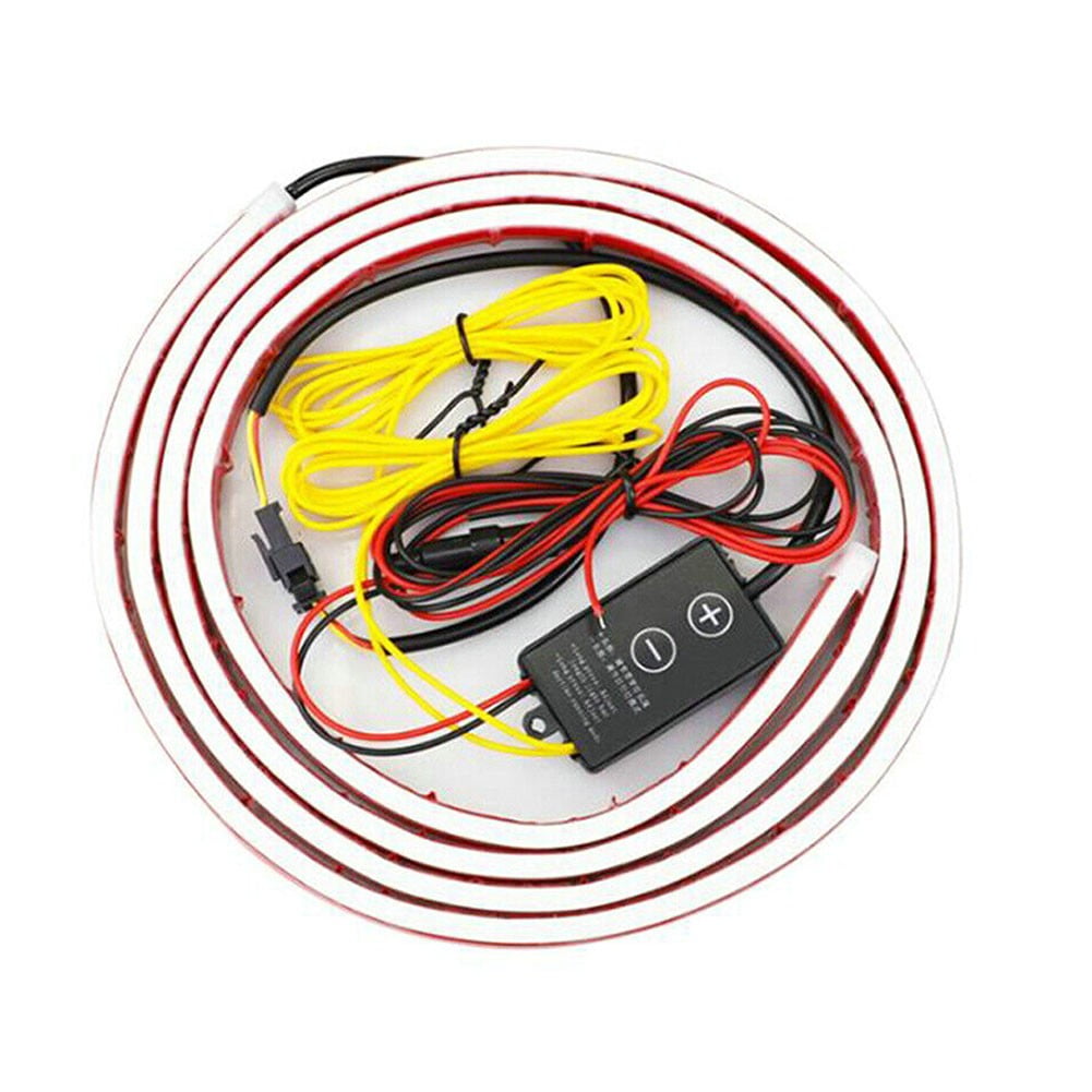 Ana Car Start Scan Dynamic LED Hood Light 7) Hood Light Strip for Car with Glowing Mode Stand out During Day and Night
