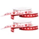 thumbnail image 1 of 4 rollos de cintas de tela con estampado de corazones, patrones delicados, cintas del Día de San Valentín para decoración de bodas, embalaje de regalo, 1 of 5