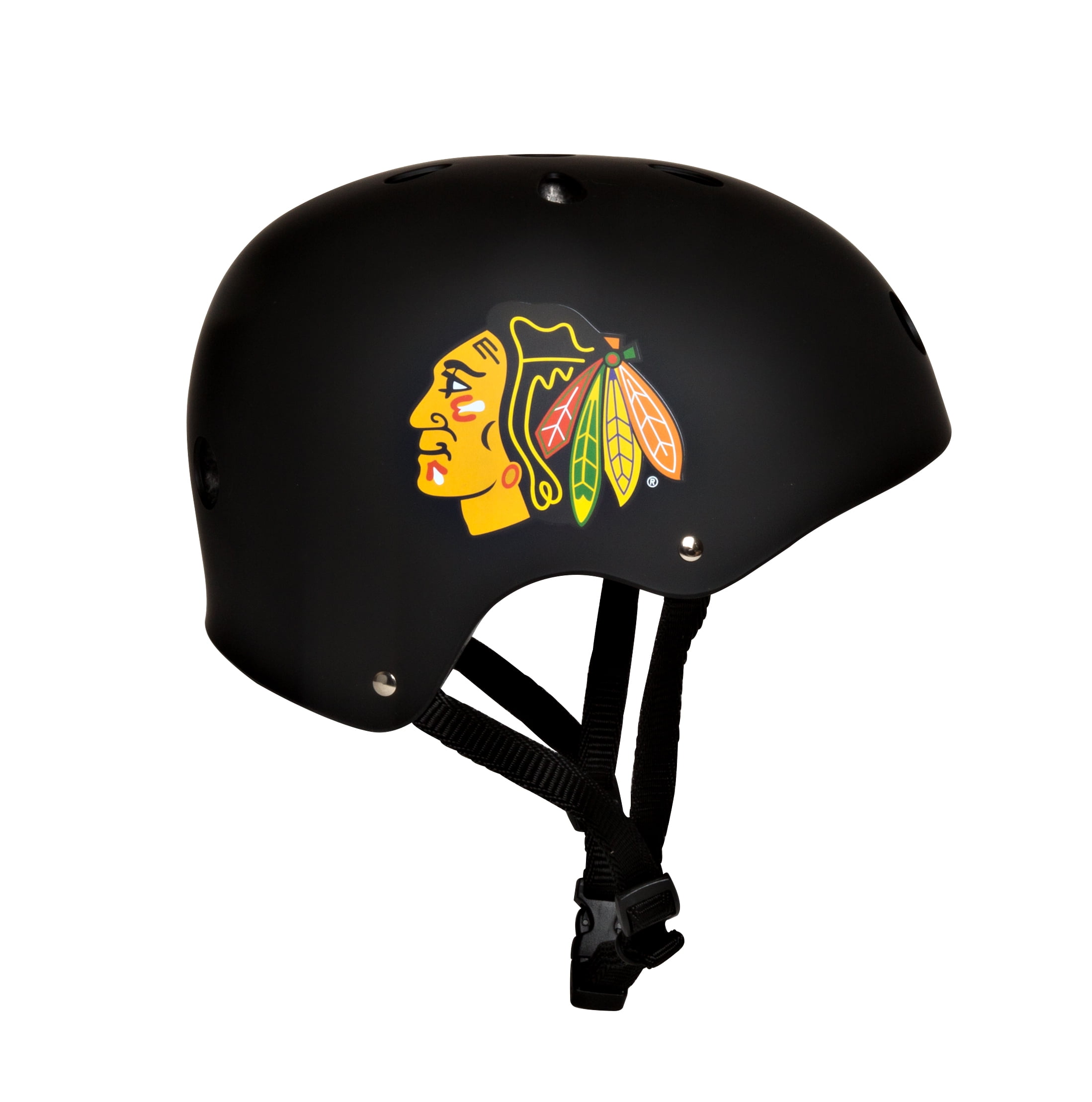 NHL NHL Chicago Blackhawks MultiSport Youth Helmet for Ages 5 and Up