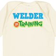 thumbnail image 4 of Inktastic Welder in Training Boys or Girls Long Sleeve Baby Bodysuit, 4 of 5