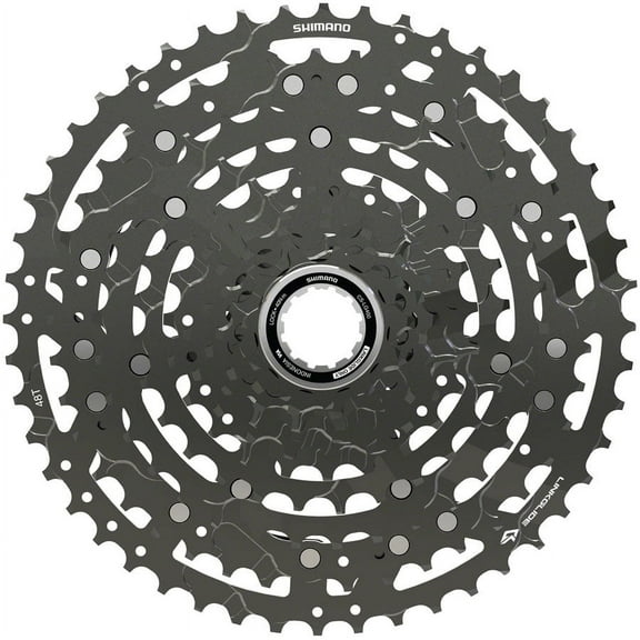 Shimano CUES CS-LG400-10 Cassette - 10-Speed, 11-48t, LINKGLIDE, Black