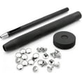 thumbnail image 4 of CRAFTME STUDIO 7mm Double Cap Rivet Setter Tool Kit with Block Anvil, Hole Cutter and 100 Silver Rivets, Leathercraft and DIY Supply, 4 of 9