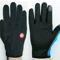 thumbnail image 4 of Men Women Windproof Zipper Touch Screen Gloves Ski Snow Motorcycle Warm Mittens, 4 of 8