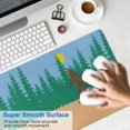 thumbnail image 4 of Long Mouse Pads for Desk,Blue Bigfoot and Guitar Pattern Desk Mats on Top Of Desks, Desk Mouse Pad Extra Large with 3mm Non-Slip Base and Stitched Edge for Gaming,Office,Work,Home 35.4"x15.7", 4 of 6