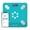 Teal, variant on Max Life® Smart Body Fat Scale with Bluetooth, Digital LCD, Body Composition Analyzer, OKOK App, Black