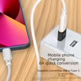 thumbnail image 2 of Adaptador de línea de datos PD de cargador tipo C a USB 3.0 hembra a macho a convertidor de puerto USB-C, 2 of 4
