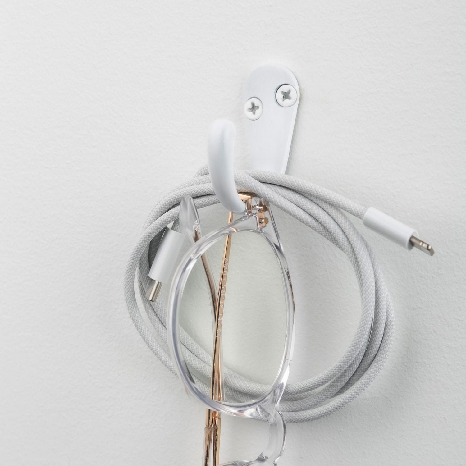 Era Single Paquet de 2 Crochet Blanc 1.70 x 0.67 x 1.42 po.