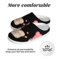 thumbnail image 6 of Wukai Baker Gnome Print Women's Indoor Bedroom Slipper Slip On Shoes, Unisex House Shoes with Anti-Skid Sole for Men, Gift for Women Men-11, 6 of 7