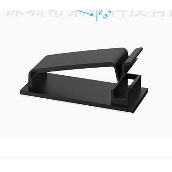 Shisuyan 30pcs Self Adhesive Cable Management Clips Organizers Wire Clips Cord Holder For Tv Pc Ethernet Cable Under Desk Home Office