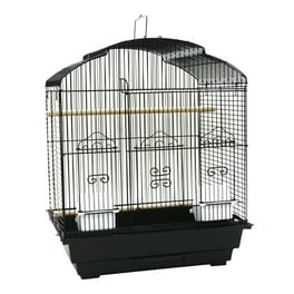 Outdoor Extra Large Bird Aviary Silver White Cage with Play Stand Perches Nest Habitat Walmart