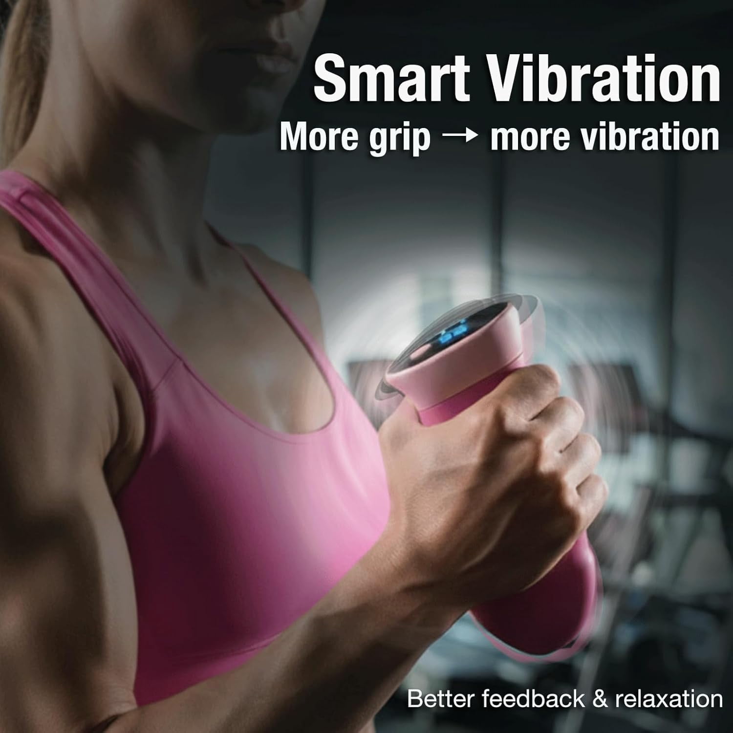 ABCISI Digital Grip Strength Trainer, 0–440lb Hand Gripper Strengthener with Real-Time Display, Test & Smart Vibration, Ergonomic Hand Grip & Forearm Strengthener, USB-C Rechargeable Hand Exerciser