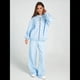 thumbnail image 5 of Conjunto de 2 Piezas para Mujer: Sudadera Informal de Larga con Cremallera y Pantalones Deportivos de Pierna Azul XXL, 5 of 10