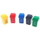 thumbnail image 3 of Cas de basura en miniatura de 5 piezas mini botes de basura mini modelos de basura de casa decoraciones de mesa de arena, 3 of 6