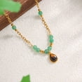 thumbnail image 6 of Gold Necklaces for Women Mixed Metal Necklace Stack with Pendant Statement Chain Jewelry Gift Boho Colorful Beaded Gemstone Necklace Trendy, 6 of 6
