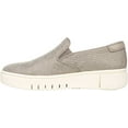 thumbnail image 3 of Women's SOUL Naturalizer Tia Slip On Sneaker Nickel Smooth Metallic Suede 7.5 M, 3 of 6