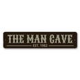 thumbnail image 2 of Man Cave Established Date Novelty Decor, Metal Wall Sign - 4x18 Inches, 2 of 4