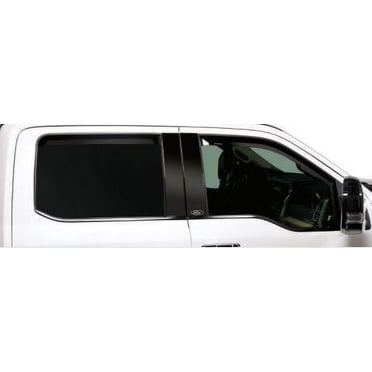 Putco 580177 Element Tinted Window Visors - Set Of 2 | In-Channel Design For Easy, No-Drill Installation