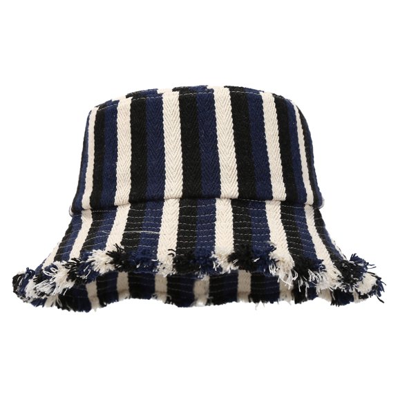 RFQWOVSR Women's Color Block Bucket Hat with Raw Edge for Casual Outdoor Style