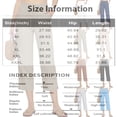 thumbnail image 3 of MLQIDK Pedal Pushers for Women Crop Capri Pants Trendy Summer Elastic Waist Knee Length Work Capris Dressy Casual Crop Capris with Pockets Beige L, 3 of 5