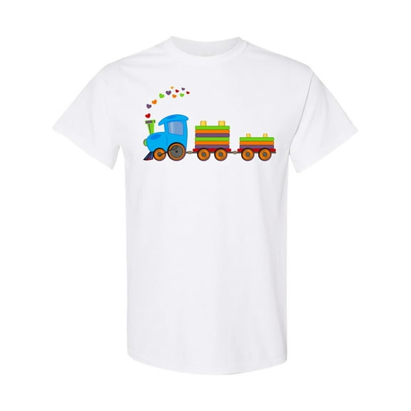 Inktastic Colorful Toy Train T-Shirt