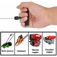 thumbnail image 4 of Cuerda de arranque de retroceso de 10 metros, 3 piezas de cable de tracción de mango de arranque de retroceso para cortacésped, motosierra, cortadora de bordes, desbrozadora, motor, 4 of 5