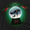 thumbnail image 3 of Merry Little Batman Snowglobe Kids T Shirt for Youth Boys and Girls, Black, Large, 3 of 4