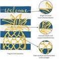 thumbnail image 5 of Evergreen Linen Garden Flag - Pineapple Stripe, 5 of 6