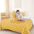 thumbnail image 4 of Catabedysis Multicolor Sprinkles Print Full Size Comforter Sets For Boys,Waffle Personalized Letter S Bedding Comforter Set,Colorful Stars Reversible,3pcs,1 Comforter and 2 Pillowcases, 4 of 7