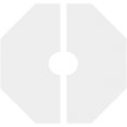 thumbnail image 4 of 36"OD x 7"ID x 12 1/2"C x 1"P Logan Architectural Grade PVC Contemporary Ceiling Medallion, Two Piece, 4 of 11