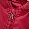 thumbnail image 4 of DxhmoneyHX Toddler Girls Clothes Cute Fashion ​Printed Athletic Bomber Jacket Long Sleeve Going Out Tops Casual Loose Fall Coats with&nbsp;Pockets Size 10 Years, 4 of 6