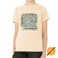 thumbnail image 2 of Hommes Crew Tee - Wave Spray - Beige de DelSol pour Homme - T-Shirt 1 Pièce (YM), 2 of 2