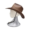 thumbnail image 5 of Ozark Trail Men's Cowboy Hat, Brown, 5 of 5